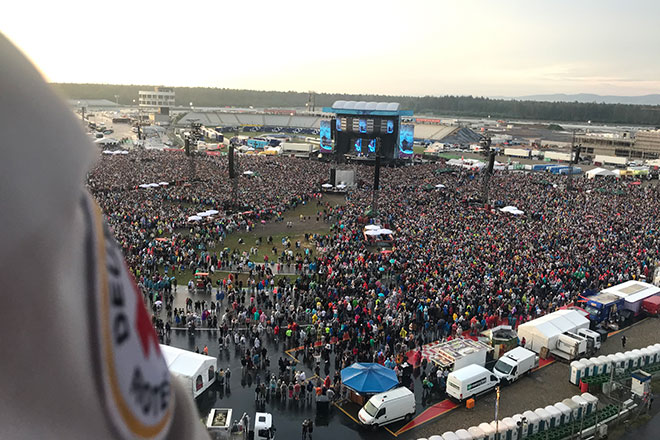 DRK bei Ed Sheeran im Einsatz DRK bei Ed Sheeran im Einsatz