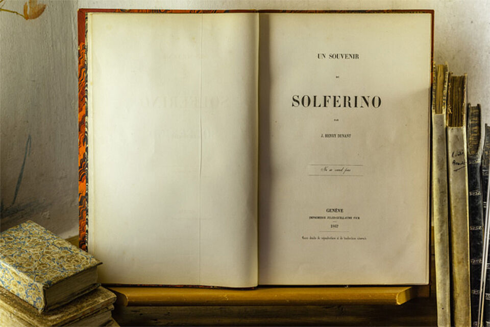Buchtitel - Eine Erinnerung an Solferino Buchtitel - Eine Erinnerung an Solferino