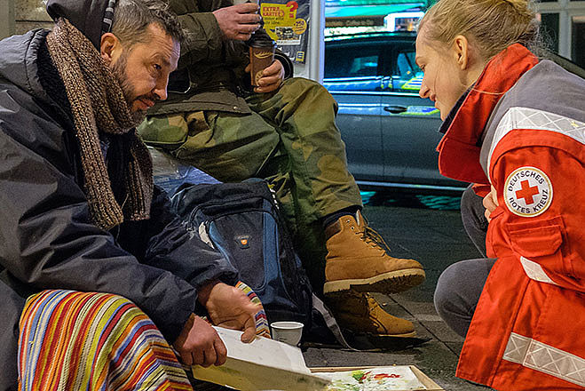 Streetwork und Obdachlosenarbeit